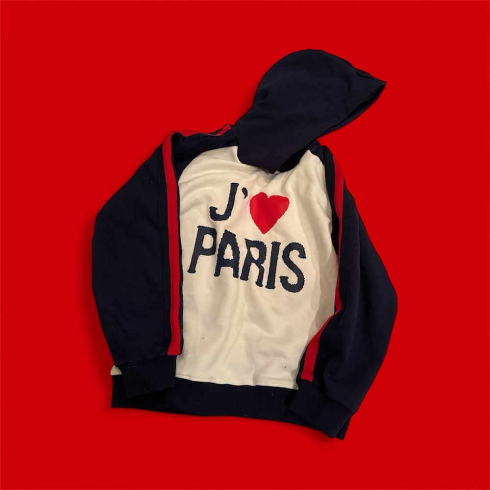 Chic Kids Hoodie with 'J'❤️ Paris Design